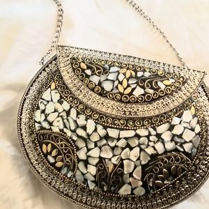 Bohemian Metal Crossbody purse